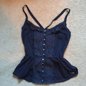 Navy blue top