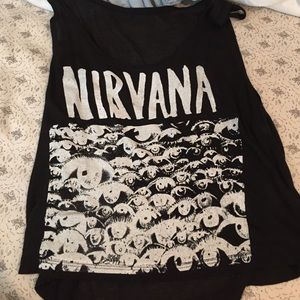brandy melville nirvana tank