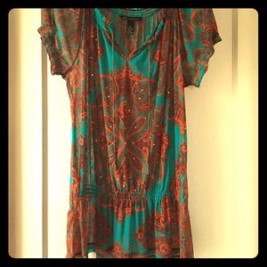 I.N.C. Brand short sleeve tunic top