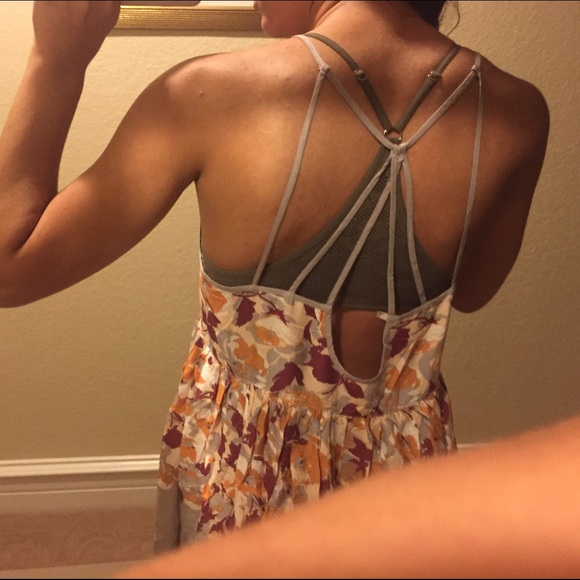 Strappy free people summer dress!