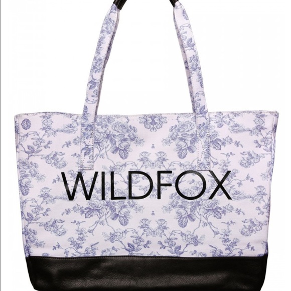 ♥️SOLD♥️Wildfox Printed Tote Bag - Picture 2 of 4