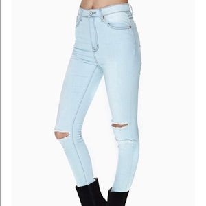 Nasty Gal high waisted skinny jeans