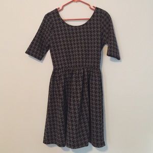 Houndstooth dress