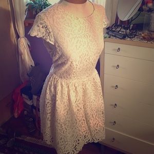 H&M Cream Lace Dress