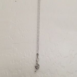 Music note necklace