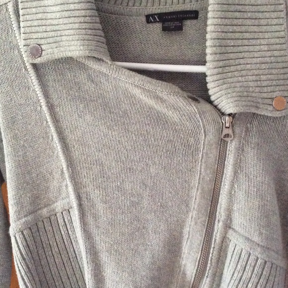 Armani Exchange asymmetrical sweater jacket - Picture 3 of 4