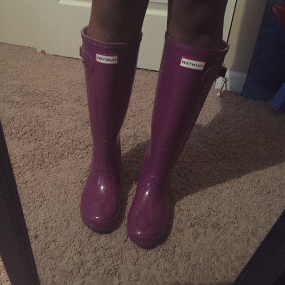 Hunter Shoes - Purple Hunter Boots