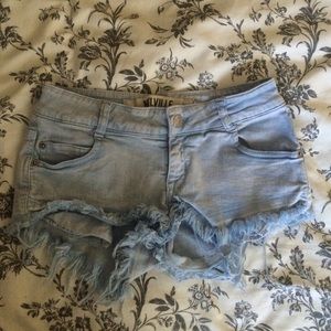 BRANDY MELVILLE blue shorts.