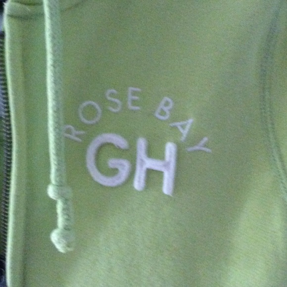 Gilly Hicks hoodie in Lime Green size S - Picture 3 of 4