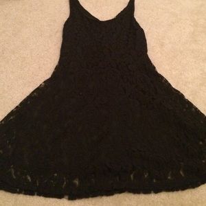 Black lace dress