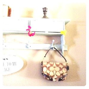 Authentic Coach small zip top purse