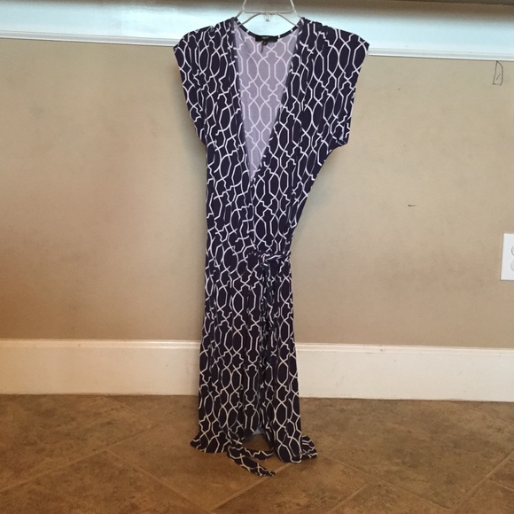 Soft casual tart wrap dress