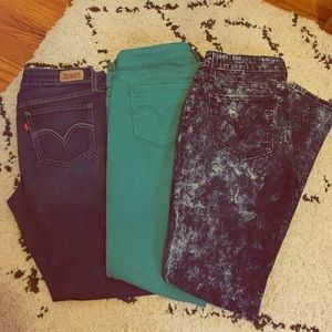 Levi's 535 legging jeans BUNDLE