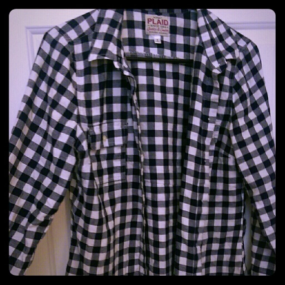 Blue&White Plaid Flannel