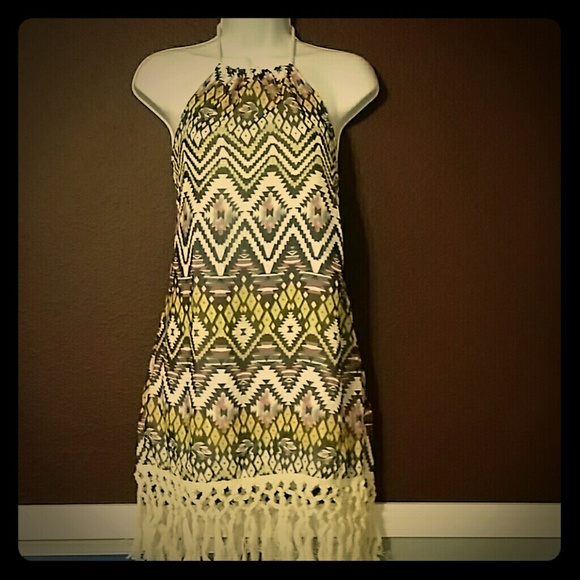 Gorgeous Tribal Summer Beach cover up Dress - Picture 1 of 3