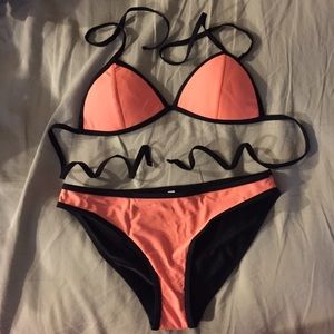 Orange Triangl Bikini