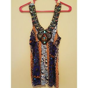 Tribal Sleeveless Top