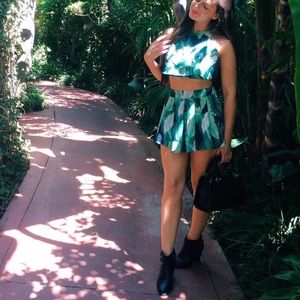 Palm leaf set