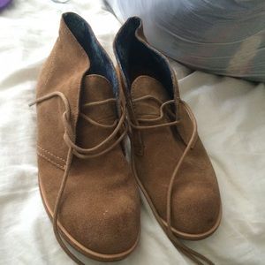 tan booties