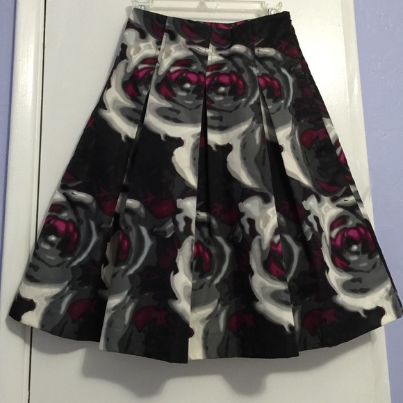 Express- Floral print A-line Skirt