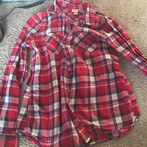 Button down red flannel - Picture 1 of 1
