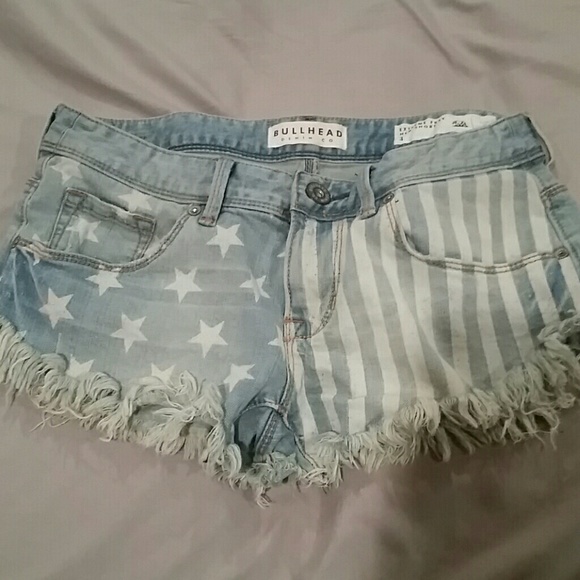 Bullhead Denim Shorts Extreme Fray