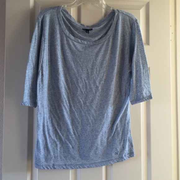 American Eagle Quarter Length Sleeve Top