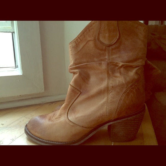 ALDO brown leather boots, Size 37
