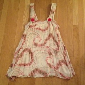Cream floral dress
