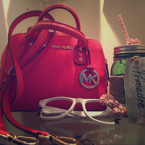 Michael Kors Handbags - MK ORANGE CROSSBODY💛