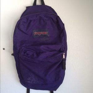 Dark Purple Jansport Backpack