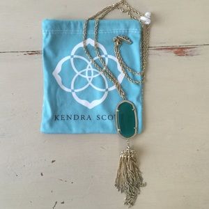 Kendra Scott Rayne Necklace in Green