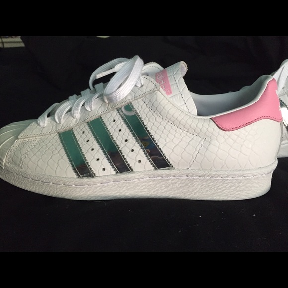 White Customized Adidas | Poshmark