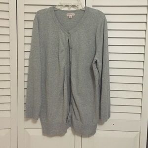 Grey cardigan