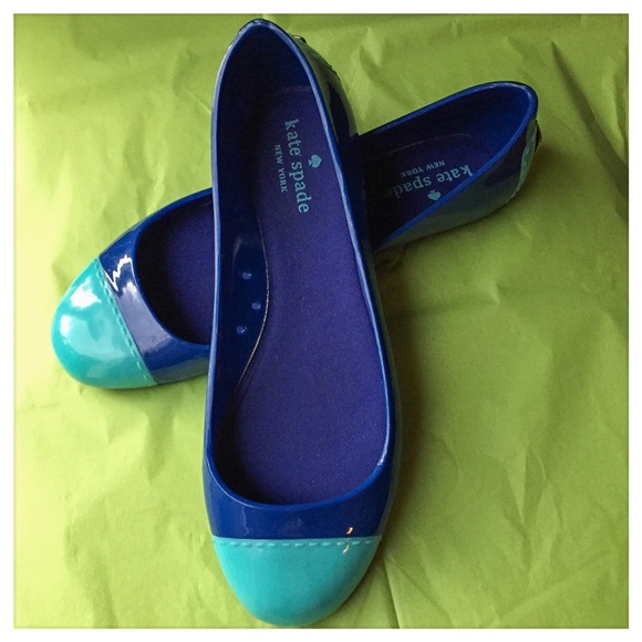 kate spade blue flats