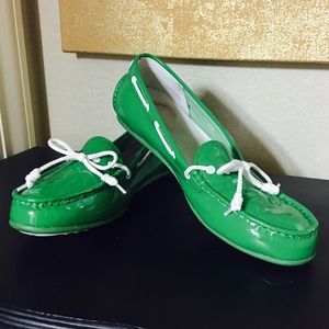 Cole Haan Green Boat Shoes-Worn Once! 9.5