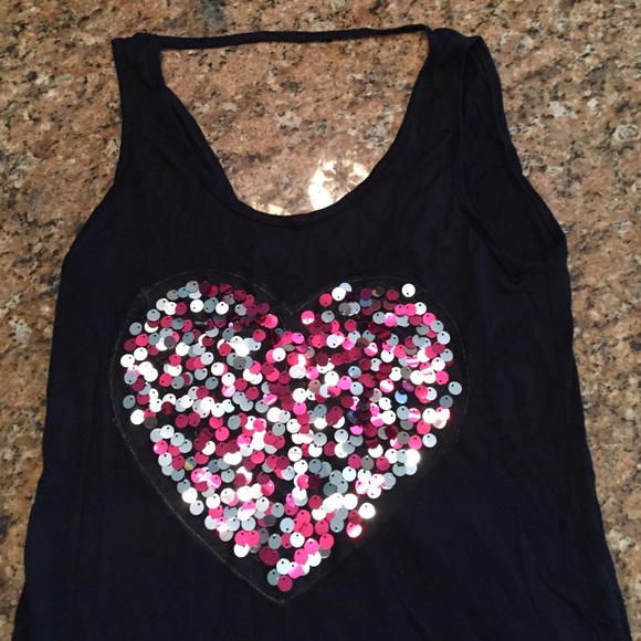 Black tank top