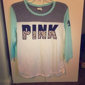 VS Pink 3/4 shirt