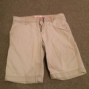 2 Aeropostale p.s school shorts khaki