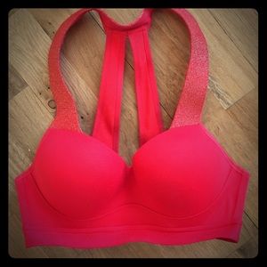Victoria's Secret push-up sports bra-RED