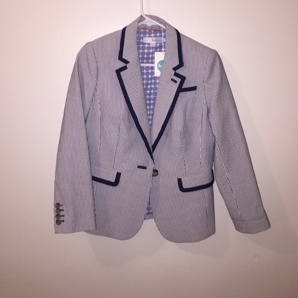 Boden Jackets & Blazers - Boden work pin stripe jacket size 10p