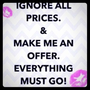 Whole closet on sale!! Make me an offer!!!