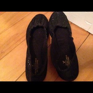 Sparkly ballet flats