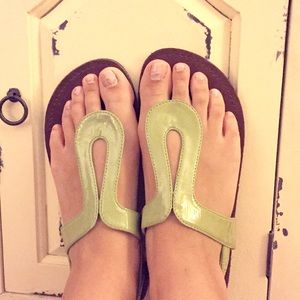 Green Merona Sandals