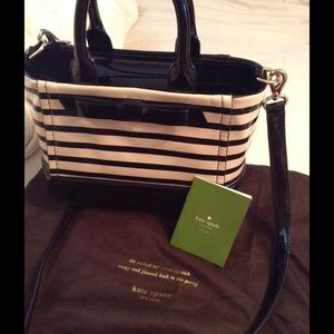 Kate Spade Black and White Purse/ Bag