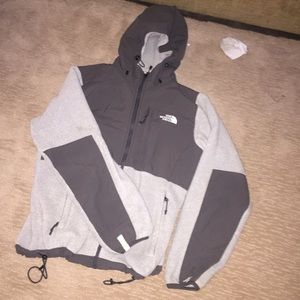 North face jacket grey