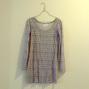Fitted Dress with Long Sleeves