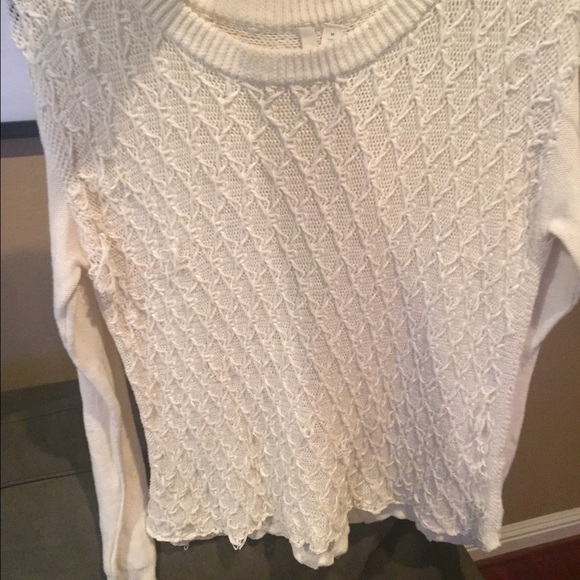 Croche looking sweater