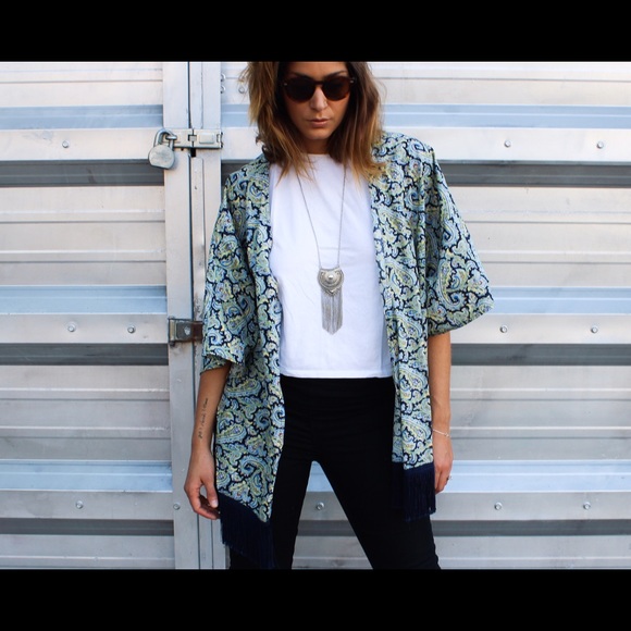 Blue kimono 💙💙💙 Very cool for this summer!