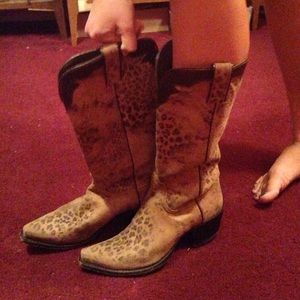 Cowboy Boots-Nocona Hot Cat Leather